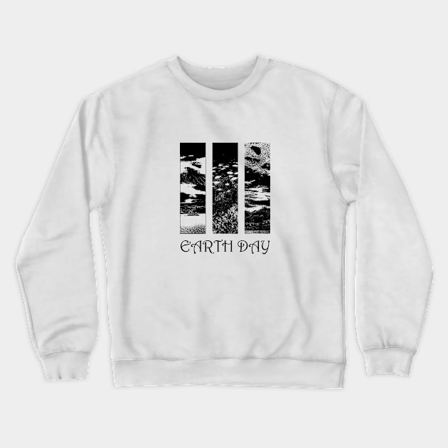 Earth Day April 22 Crewneck Sweatshirt by Cendello